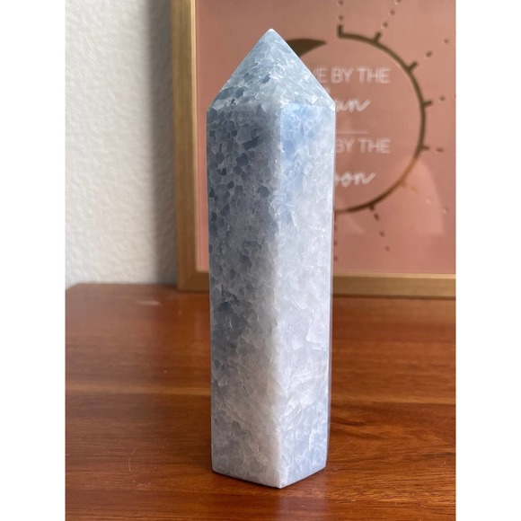 Blue Calcite Tower | Large Blue Calcite Tower - Picture 5 of 8
